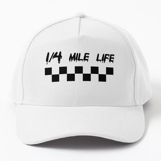 1 4 Mile Life Dad Hat - Low-Profile Fit
