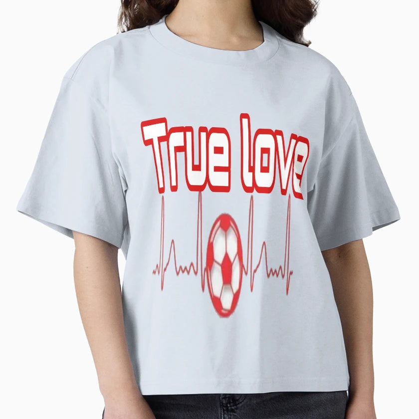 Love Football T-Shirt - Graphic Print Men Women - T-Shirt, Sweatshirt, Hoodie
