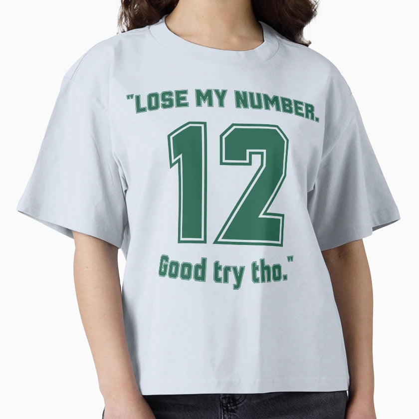 AR Signs Jets Lose My Number Good Try T-Shirt - Unique Graphic for Adults - T-Shirt, Sweatshirt, Hoodie