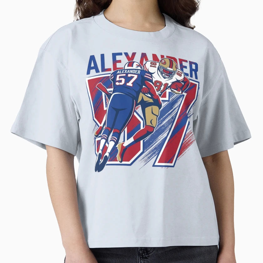 Lorenzo Alexander 57 Buffalo Football T-Shirt - Minimalist Print Men Women - T-Shirt, Sweatshirt, Hoodie