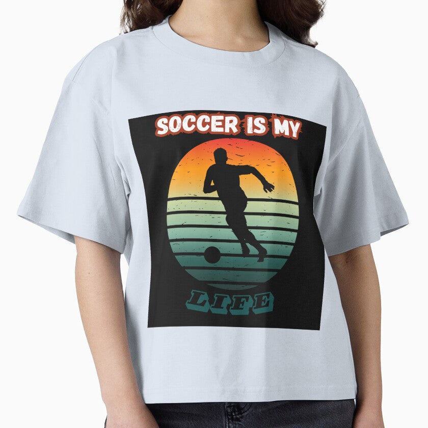 Soccer is my life by Filip Art Factory - Adult & Kids T-Shirts, Sweatshirts & Hoodies apparel design preview 1