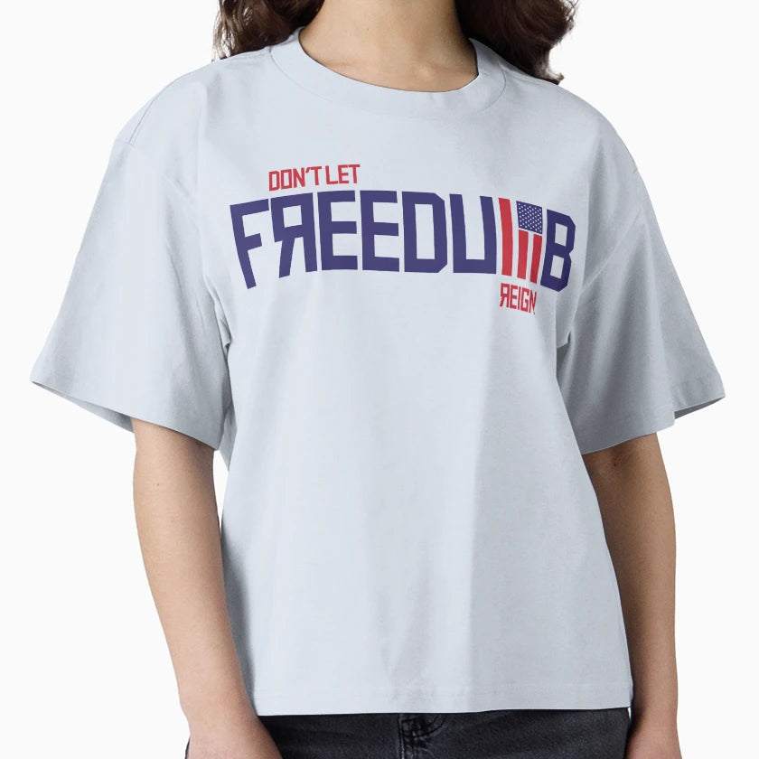 Freedumb Flag Celebration Independence T-Shirt - Aesthetic Graphic Unisex - T-Shirt, Sweatshirt, Hoodie
