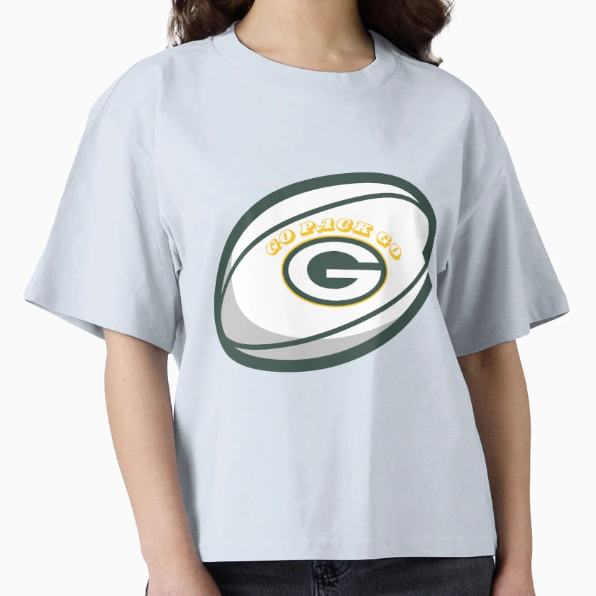 Go Pack Go Green Bay Packers Ball T-Shirt - Custom Art Print Men Women - T-Shirt, Sweatshirt, Hoodie