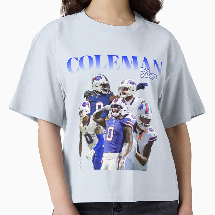 Keon Coleman Bills T-Shirt - Casual Everyday Wear for Adults - T-Shirt, Sweatshirt, Hoodie