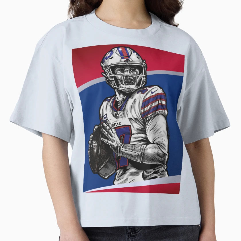 Allen Ready To Throw Full T-Shirt - Unique Graphic for Adults - T-Shirt, Sweatshirt, Hoodie