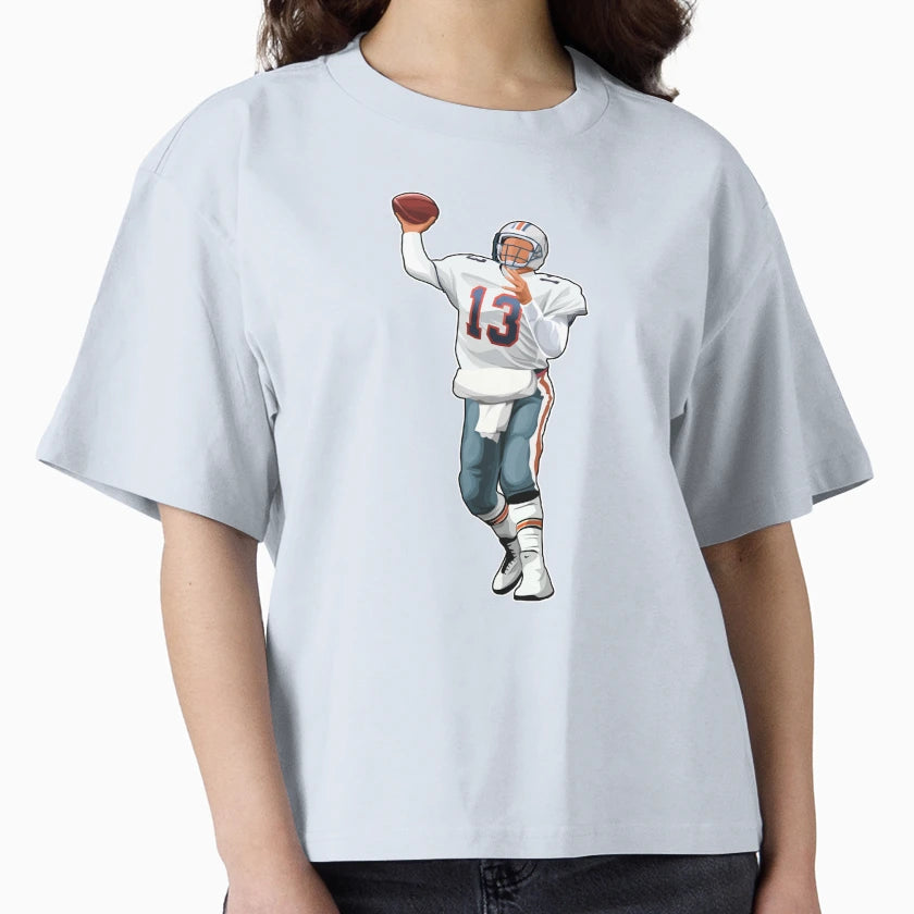 Dan Marino 13 Drops Back T-Shirt - Unique Graphic Men Women - T-Shirt, Sweatshirt, Hoodie