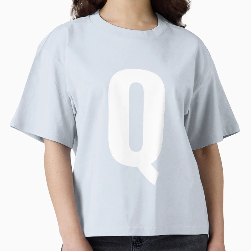 Q Letter Abc Letter Q T-Shirt - Fun Novelty Design Unisex - T-Shirt, Sweatshirt, Hoodie
