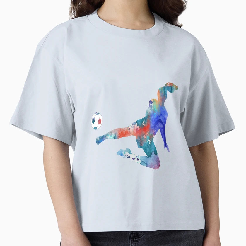 Female Soccer Player T-Shirt - Novelty Apparel for Adults - T-Shirt, Sweatshirt, Hoodie
