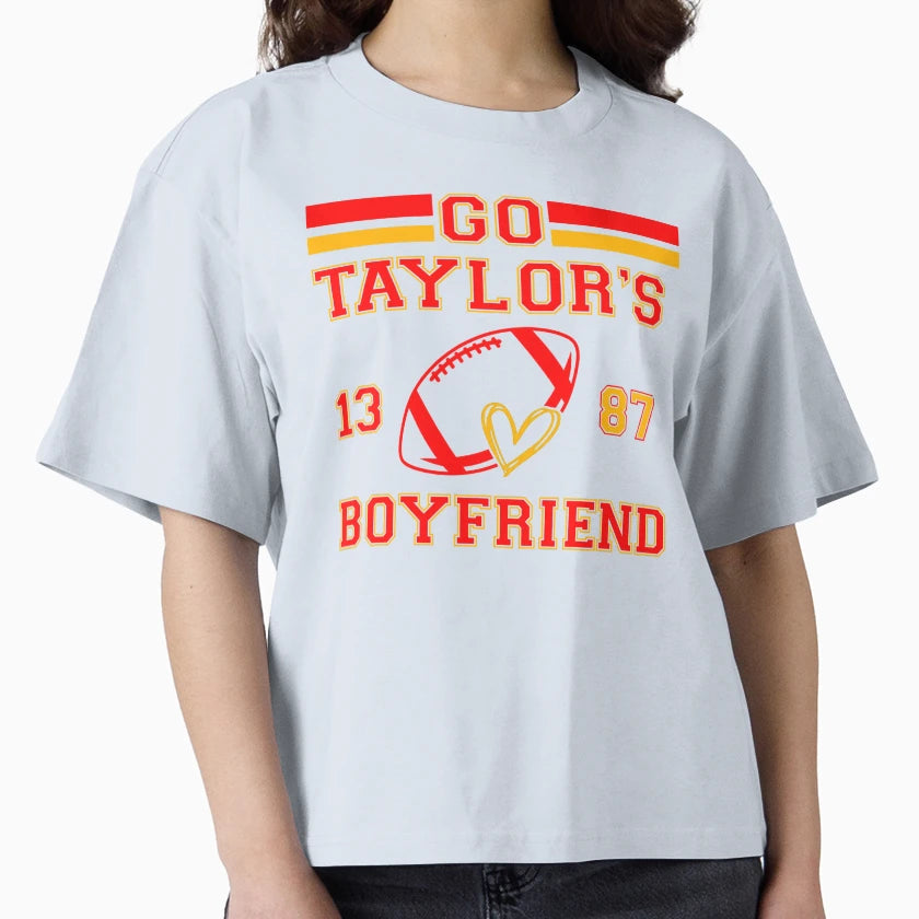 Go Taylors Boyfriend T-Shirt - Custom Art Print Unisex - T-Shirt, Sweatshirt, Hoodie