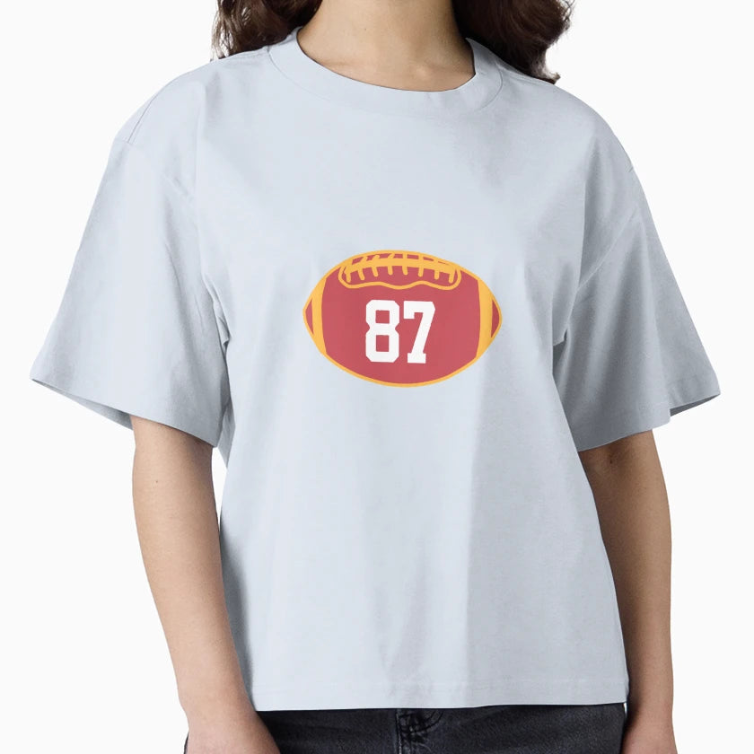 Kelce 87 Football Nfl Chiefs T-Shirt - Custom Art Print for Adults - T-Shirt, Sweatshirt, Hoodie