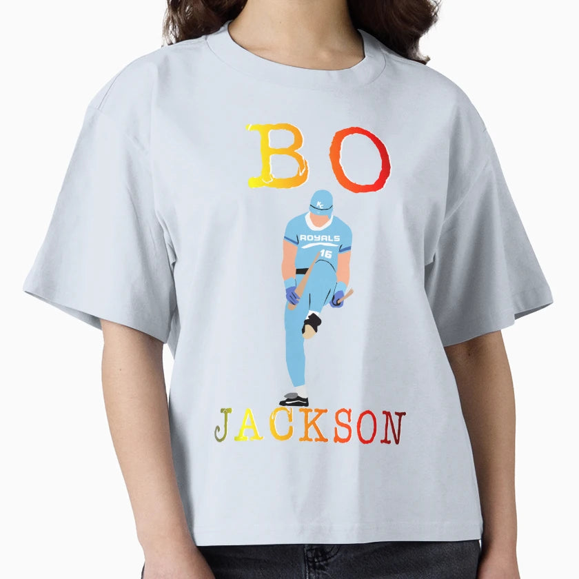 Bo Jackson Illustration T-Shirt - Trendy Graphic for Adults - T-Shirt, Sweatshirt, Hoodie