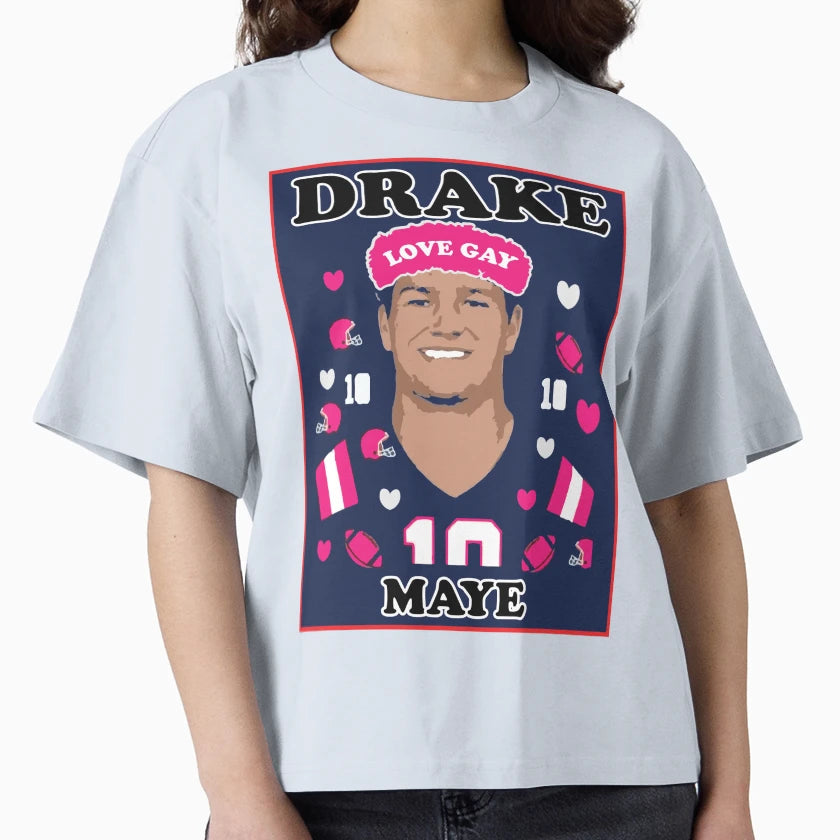 Love Drake Maye T-Shirt - Trendy Graphic for Adults - T-Shirt, Sweatshirt, Hoodie