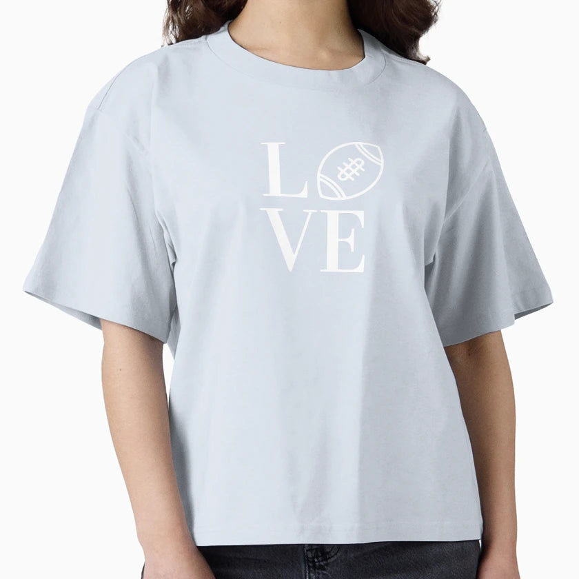 Love Football Sports T-Shirt - Graphic Print Unisex - T-Shirt, Sweatshirt, Hoodie