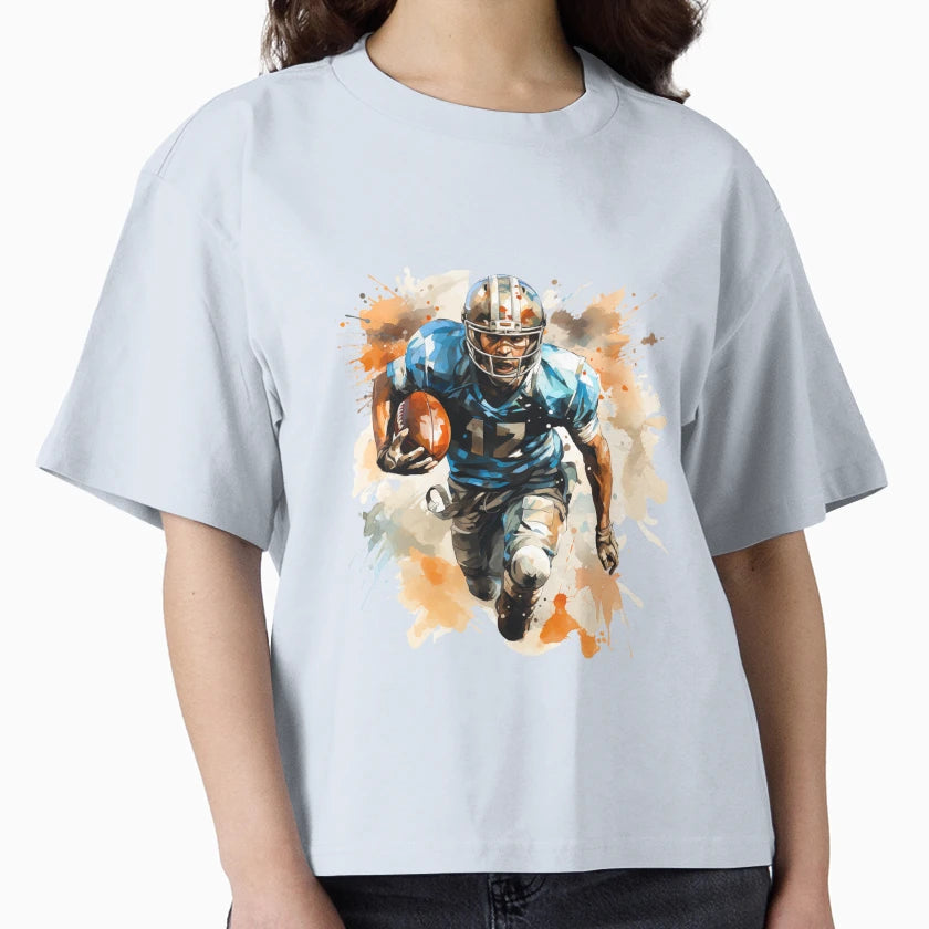 Football Player 2 T-Shirt - Unique Graphic for Adults - T-Shirt, Sweatshirt, Hoodie