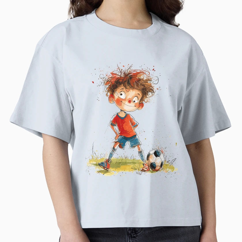 Little Playing Soccer T-Shirt - Streetwear Style Unisex - T-Shirt, Sweatshirt, Hoodie
