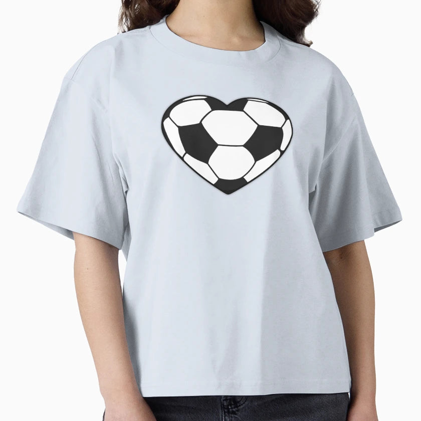 Football Soccer Love T-Shirt - Trendy Graphic for Adults - T-Shirt, Sweatshirt, Hoodie
