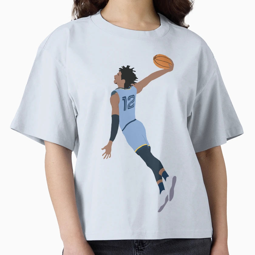 Ja Morant Dunk T-Shirt - Streetwear Style for Adults - T-Shirt, Sweatshirt, Hoodie