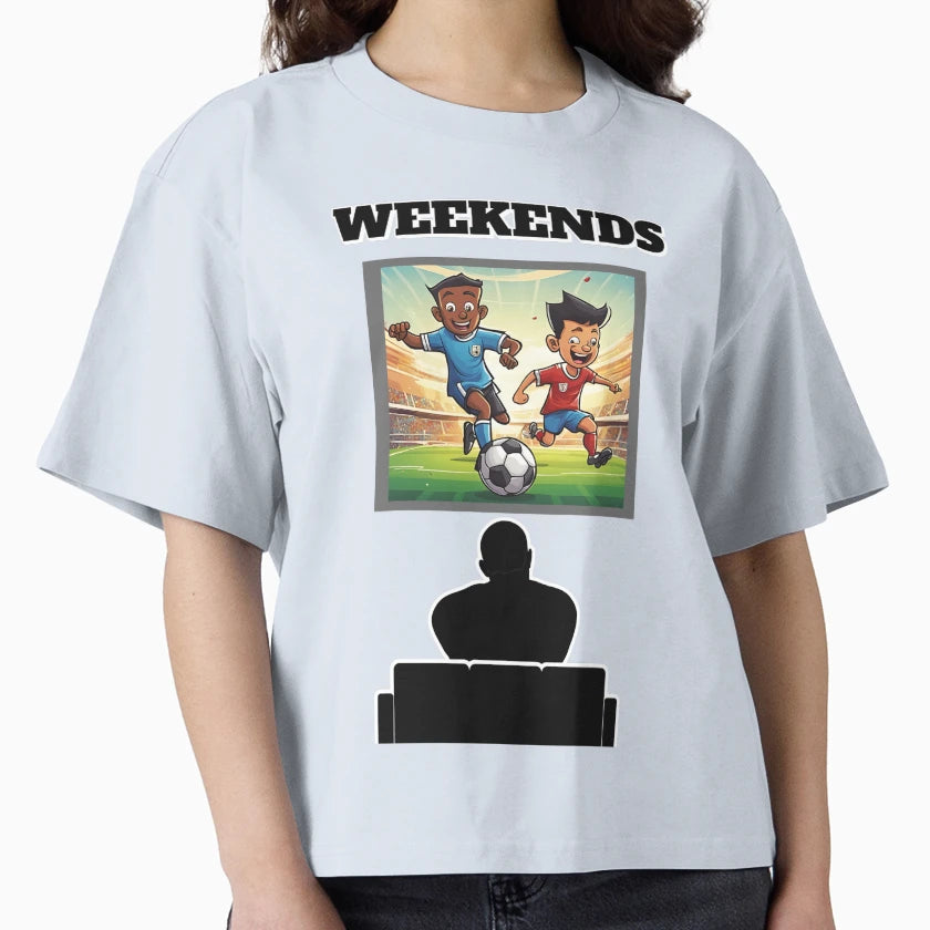 Weekends How To Enjoy It Soccer T-Shirt - Aesthetic Graphic Unisex - T-Shirt, Sweatshirt, Hoodie