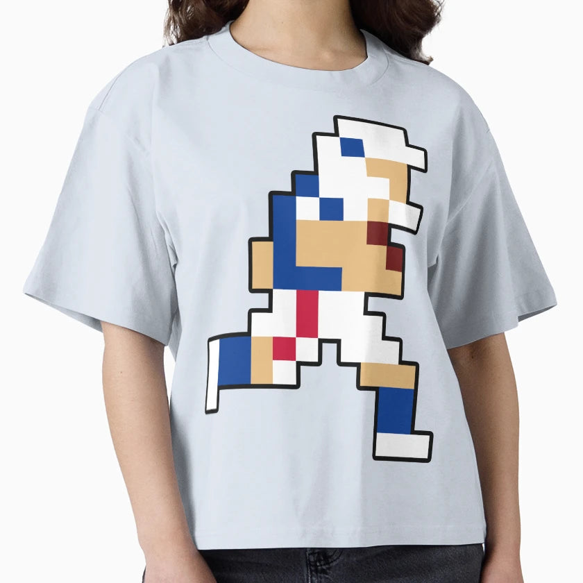8 Bit Buffalo Pixel Football Player T-Shirt - Novelty Apparel Unisex - T-Shirt, Sweatshirt, Hoodie