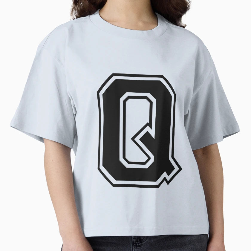 Letter Q T-Shirt - Unique Graphic Unisex - T-Shirt, Sweatshirt, Hoodie