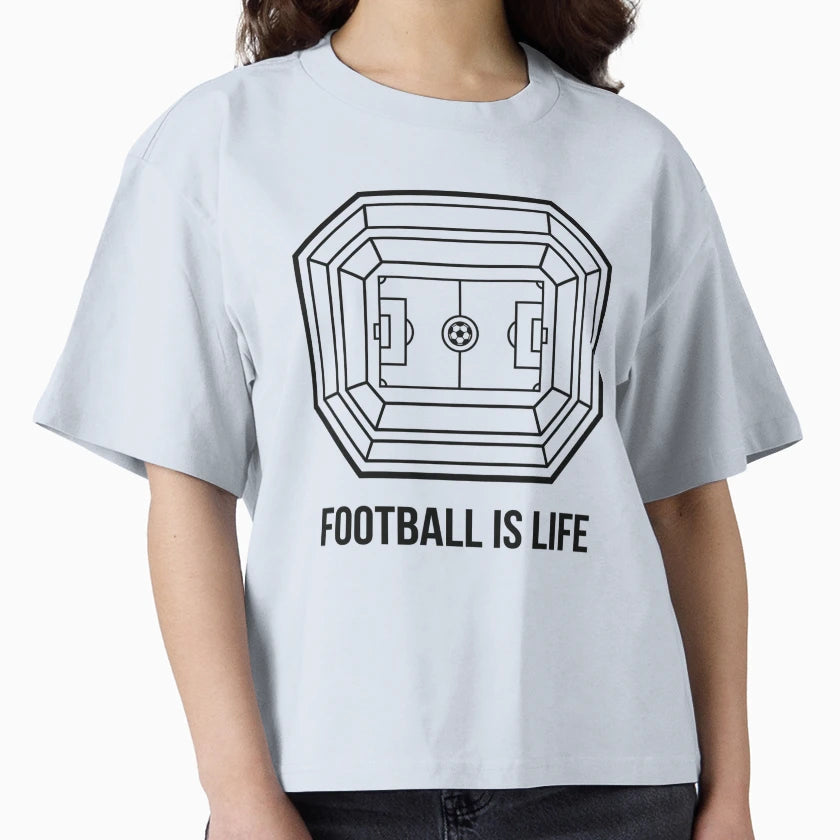 Minimalist Football Stadium T-Shirt - Fun Novelty Design for Adults - T-Shirt, Sweatshirt, Hoodie