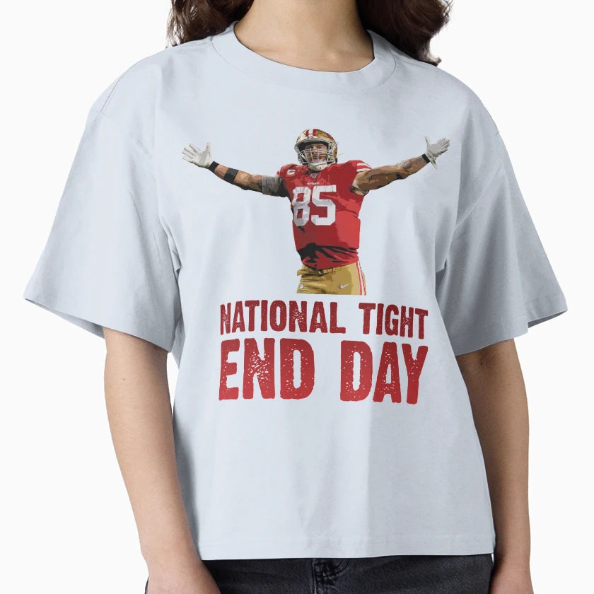 GK National Tight End Day T-Shirt - Trendy Graphic Men Women - T-Shirt, Sweatshirt, Hoodie