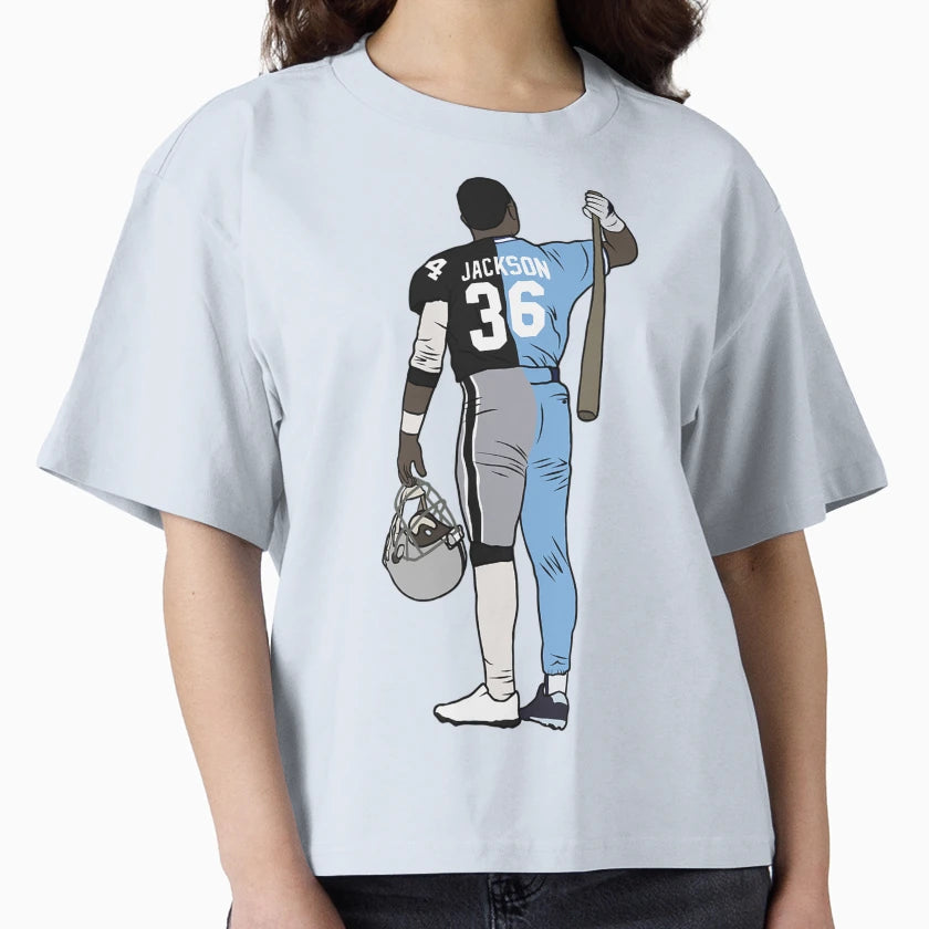 Bo Jackson Two Sport Athlete T-Shirt - Aesthetic Graphic for Adults - T-Shirt, Sweatshirt, Hoodie