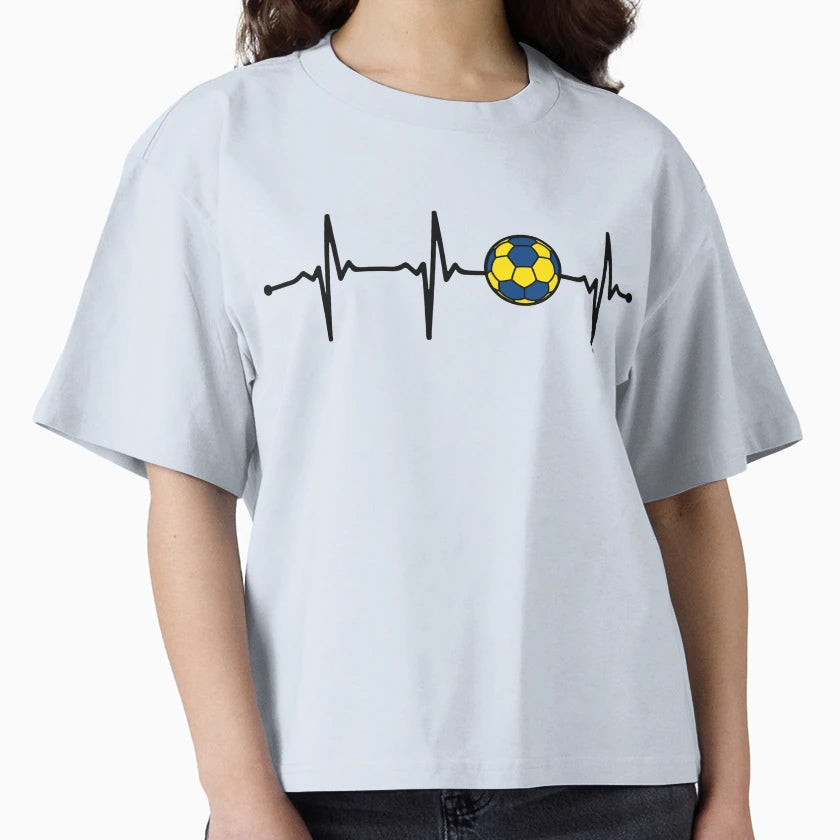 Handball Ball Ecg Minimalist T-Shirt - Streetwear Style Men Women - T-Shirt, Sweatshirt, Hoodie