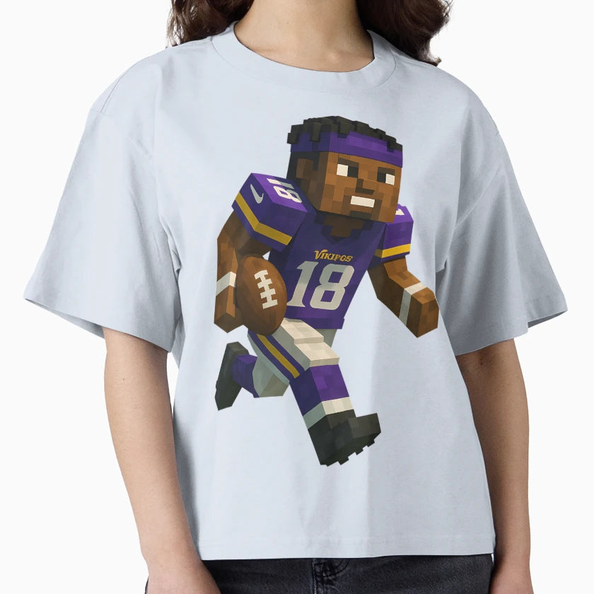 Blocky Jefferson T-Shirt - Casual Everyday Wear Men Women - T-Shirt, Sweatshirt, Hoodie