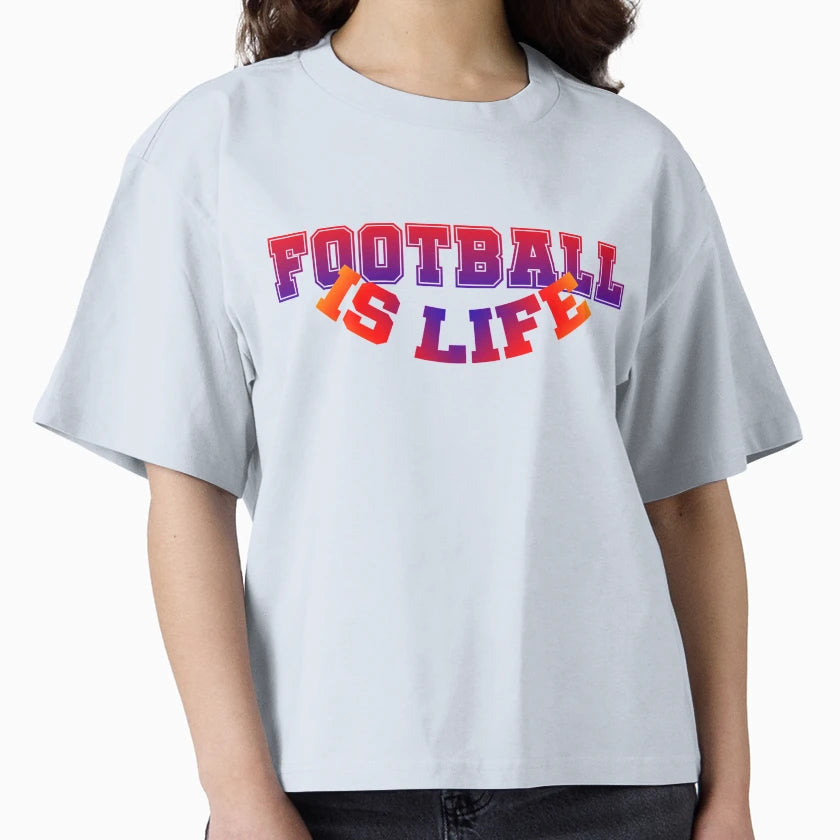 Football Is Life T-Shirt - Unique Graphic for Adults - T-Shirt, Sweatshirt, Hoodie
