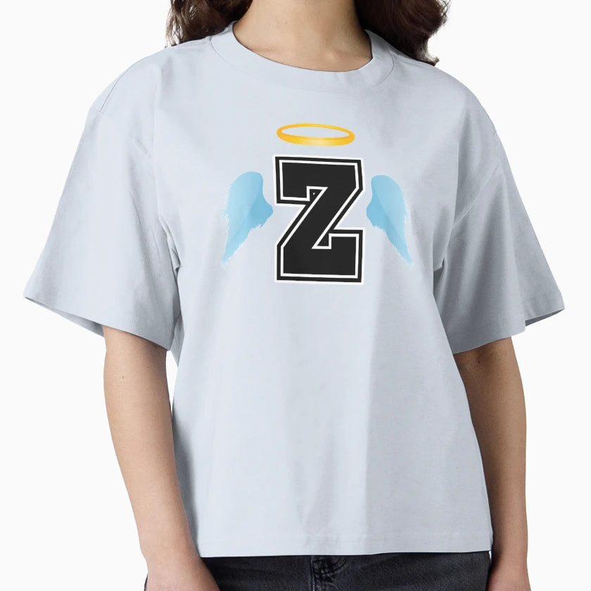 Letter Z College Font Good Heaven T-Shirt - Fun Novelty Design Men Women - T-Shirt, Sweatshirt, Hoodie
