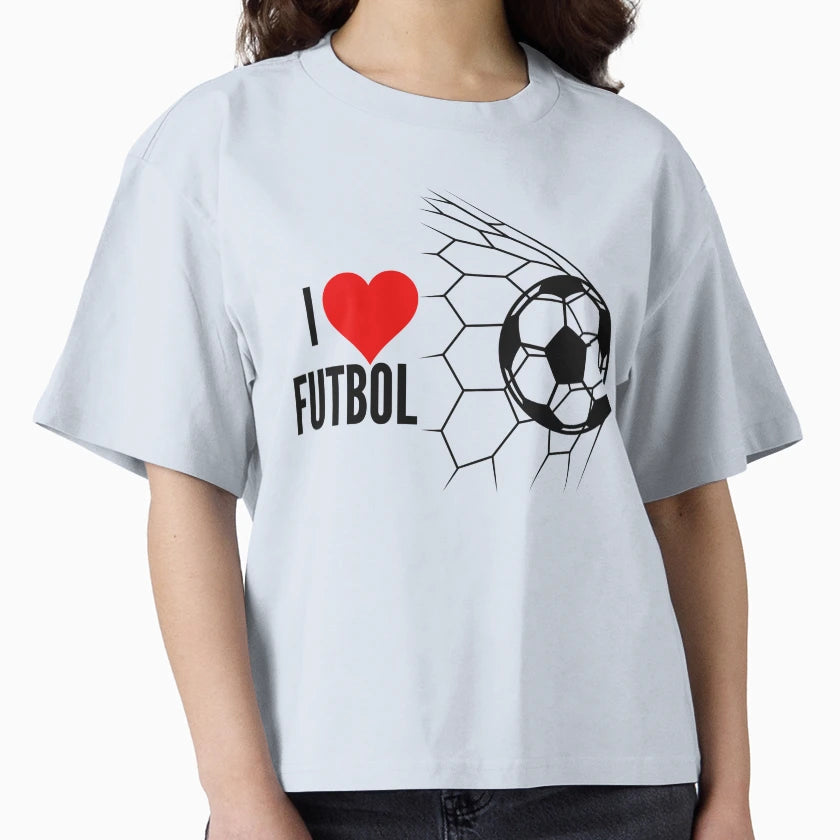 I Love Futbol Football Soccer T-Shirt - Novelty Apparel Men Women - T-Shirt, Sweatshirt, Hoodie