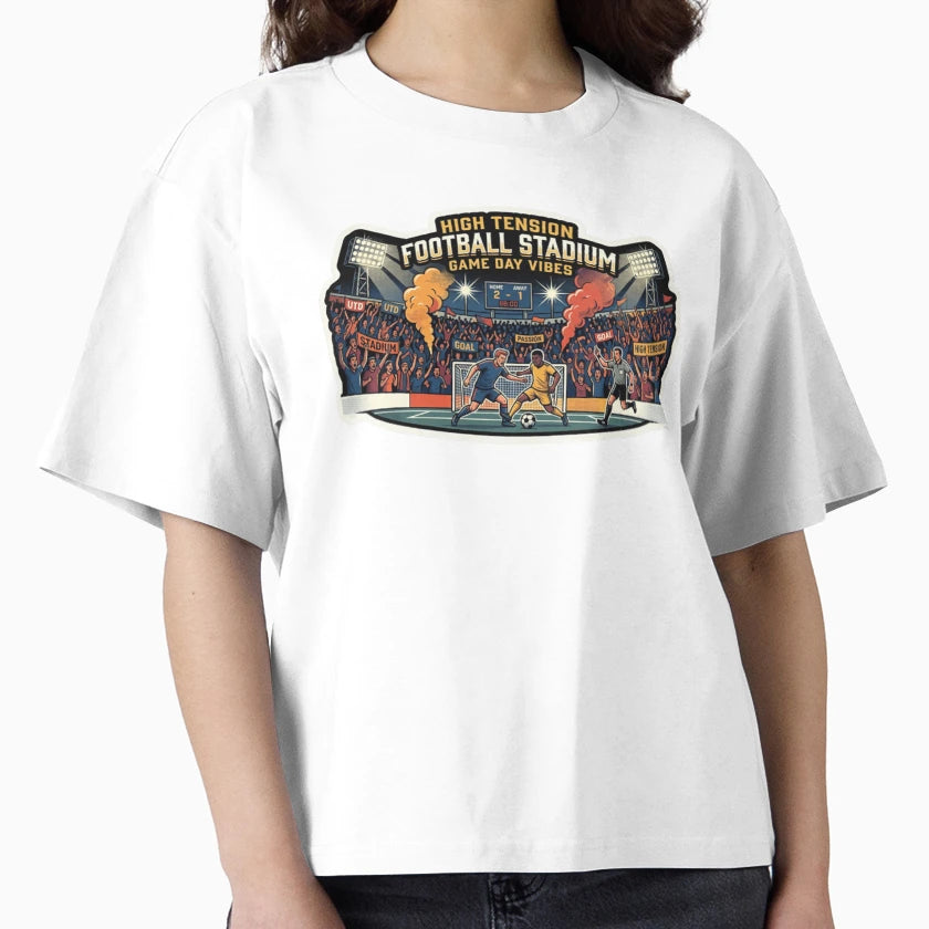 High Tension Football Stadium T-Shirt - Novelty Apparel for Adults - T-Shirt, Sweatshirt, Hoodie