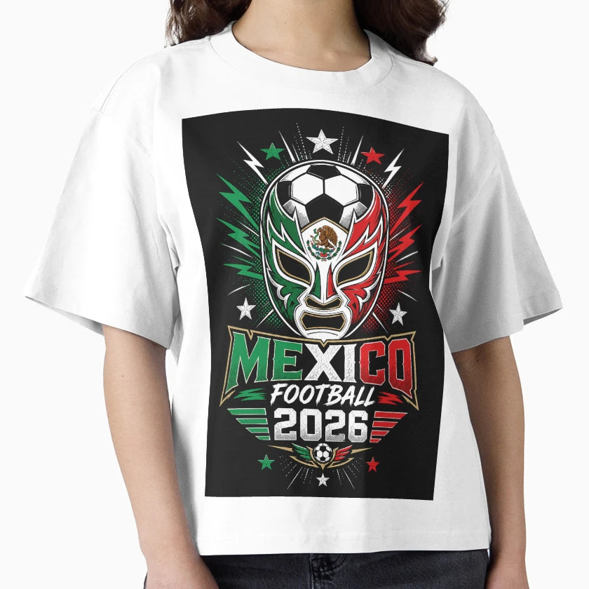 Mexico Wrestler And Soccer 2026 T-Shirt - Trendy Graphic Unisex - T-Shirt, Sweatshirt, Hoodie