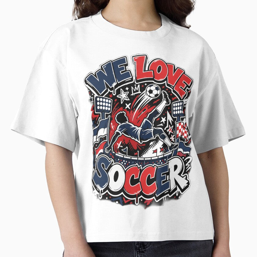 We Love Soccer by PlengPoomofArts - Adult & Kids T-Shirts, Sweatshirts & Hoodies apparel design preview 1