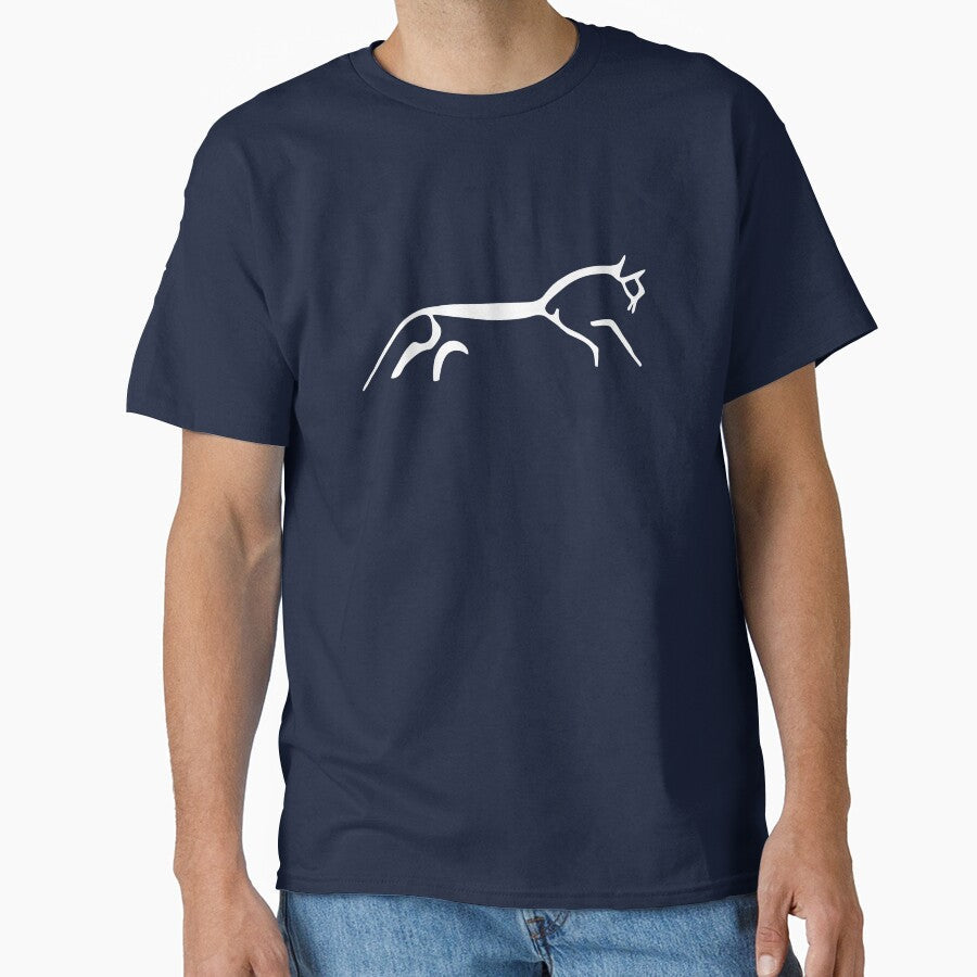 Uffington White Horse by Here Comes Everybody - Adult & Kids T-Shirts, Sweatshirts & Hoodies apparel design preview 1