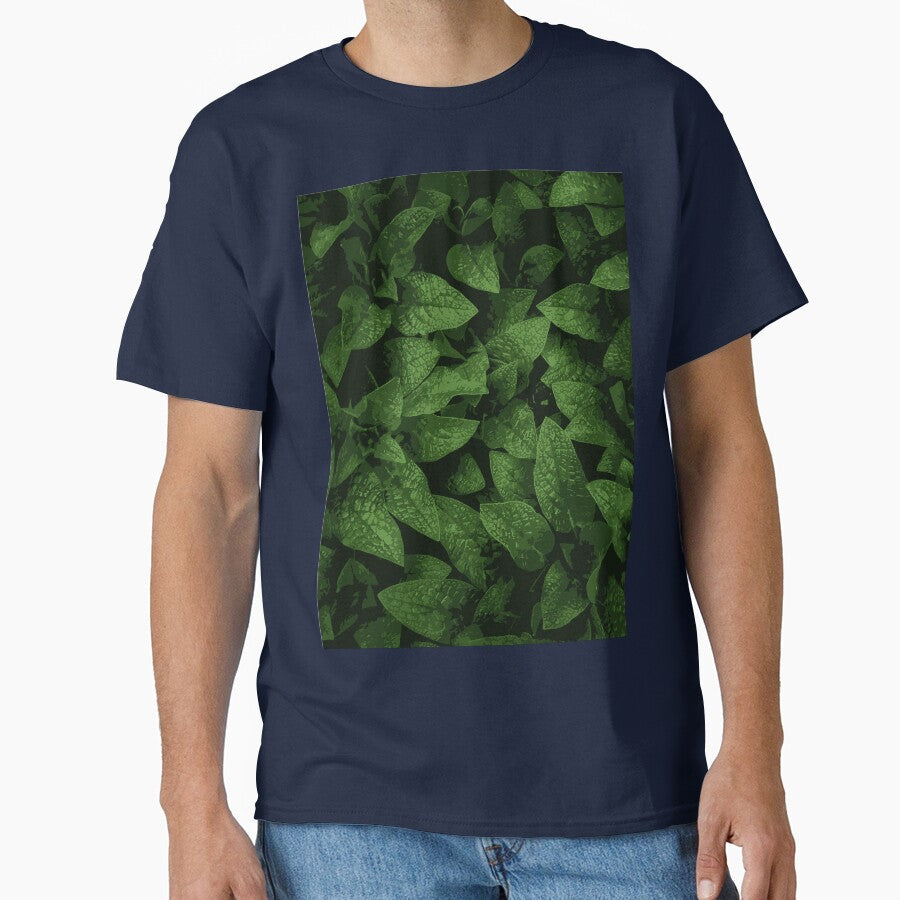 Green Leaf Illustration:- Art-Forest Art Print by - Adult & Kids T-Shirts, Sweatshirts & Hoodies apparel design preview 1