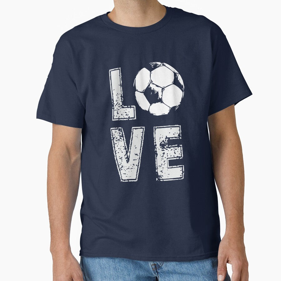 Girls Women Love Soccer Football by highparkoutlet - Adult & Kids T-Shirts, Sweatshirts & Hoodies apparel design preview 1