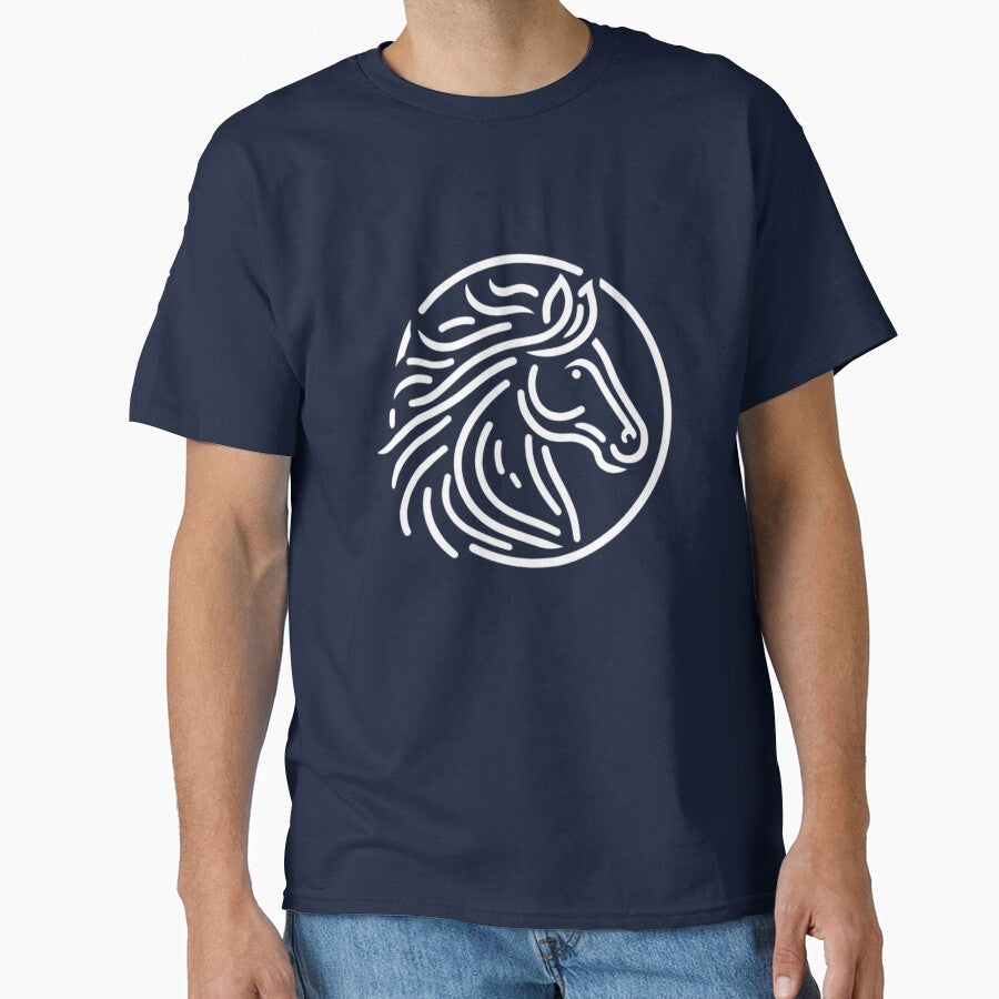 Majestic Horse Symbol Design for Equine Lovers by - Adult & Kids T-Shirts, Sweatshirts & Hoodies apparel design preview 1