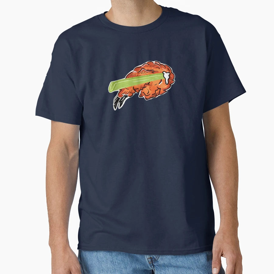Buffalo Wing T-Shirt - Graphic Print Unisex - T-Shirt, Sweatshirt, Hoodie