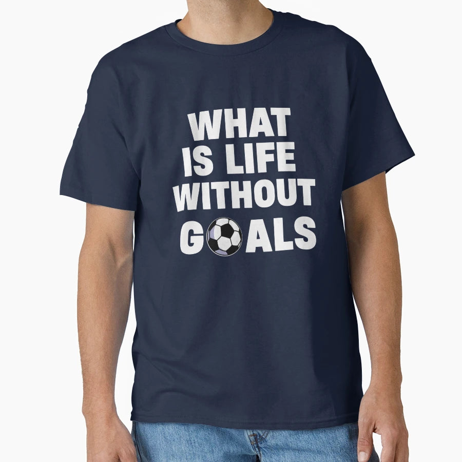 Doodle Life Without Goals T-Shirt - Minimalist Print for Adults - T-Shirt, Sweatshirt, Hoodie