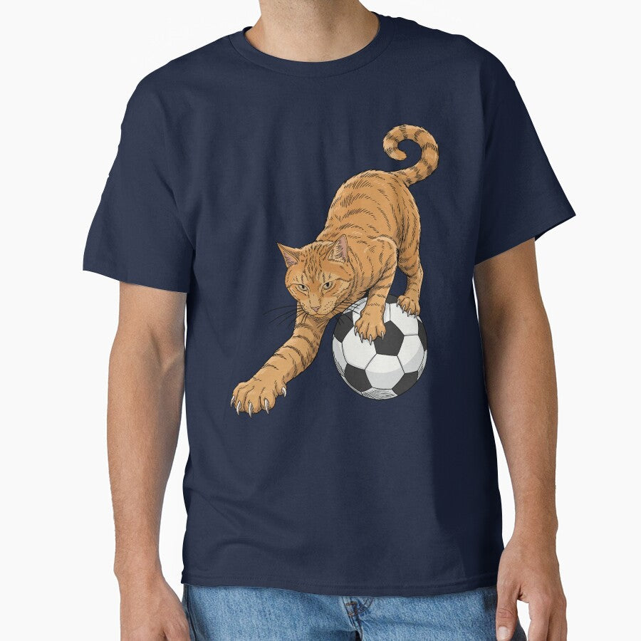 Soccer Cat Chaos by CARPIO Creations - Adult & Kids T-Shirts, Sweatshirts & Hoodies apparel design preview 1