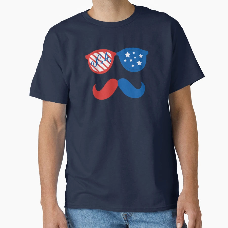 Usa American Flag Stars And Stripes T-Shirt - Trendy Graphic Men Women - T-Shirt, Sweatshirt, Hoodie