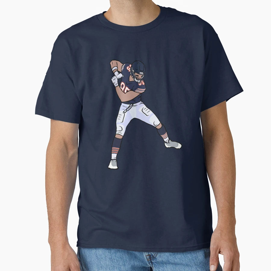 Cole Kmet Home Run Celebration T-Shirt - Unique Graphic for Adults - T-Shirt, Sweatshirt, Hoodie