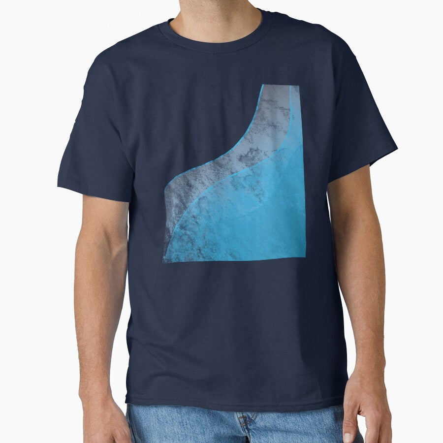 Calm Blue Dark by Wintre2 - Adult & Kids T-Shirts, Sweatshirts & Hoodies apparel design preview 1