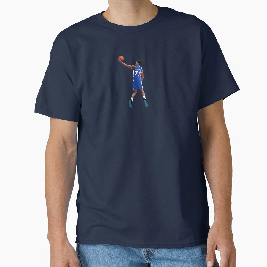 Vj Edgecombe Vector Layup Blue Qiangy T-Shirt - Graphic Print for Adults - T-Shirt, Sweatshirt, Hoodie