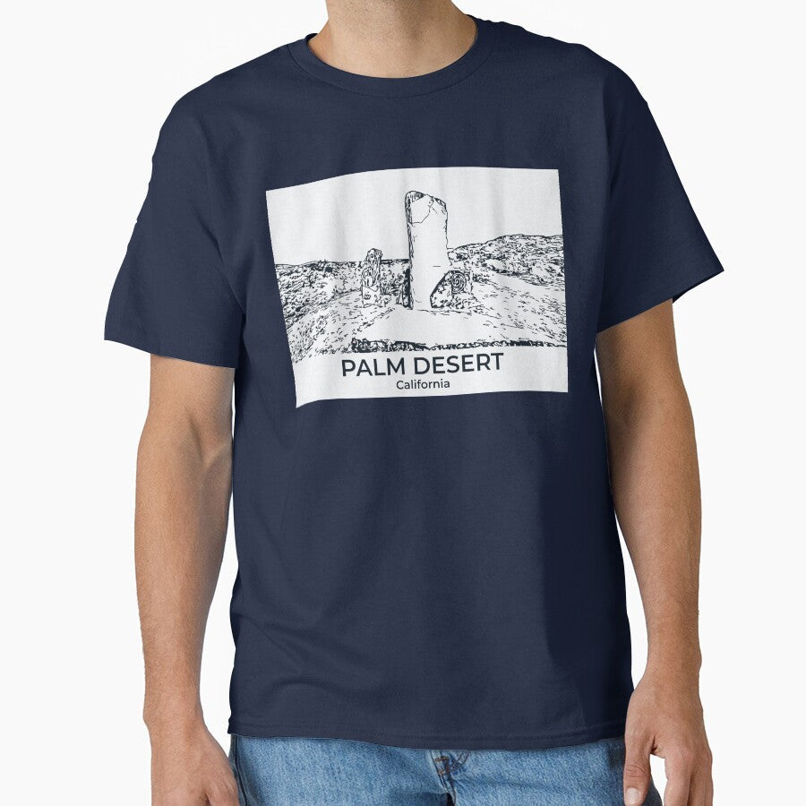 Palm Desert California by Lakeric Cityscapes - Adult & Kids T-Shirts, Sweatshirts & Hoodies apparel design preview 1