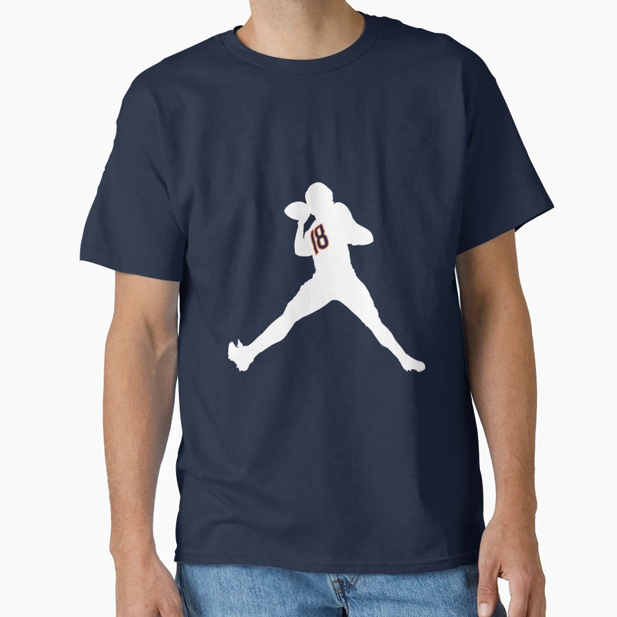 CW White Jumpman Logo T-Shirt - Novelty Apparel Unisex - T-Shirt, Sweatshirt, Hoodie