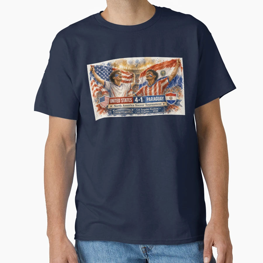 Stars Stripes Dominance Artwork T-Shirt - Minimalist Print for Adults - T-Shirt, Sweatshirt, Hoodie