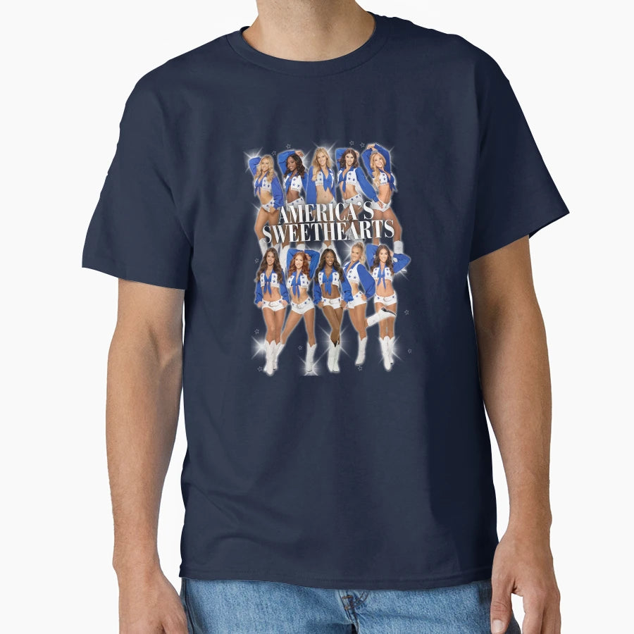 Dallas Cowboys Cheerleaders Football Dcc T-Shirt - Minimalist Print Unisex - T-Shirt, Sweatshirt, Hoodie
